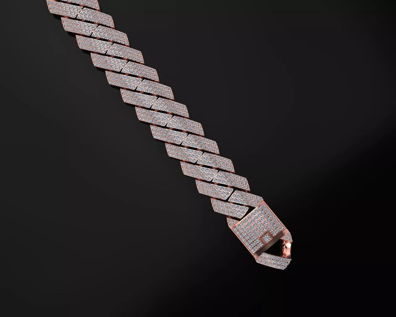 cuban link 23mm diamond cuban 15mm cuban 20mm cuban 18mm 3D print model