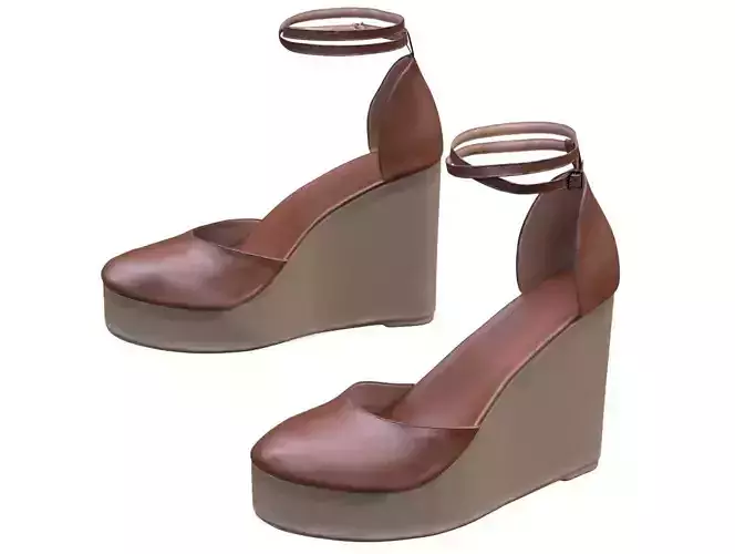 Shoes Low-poly 3D model