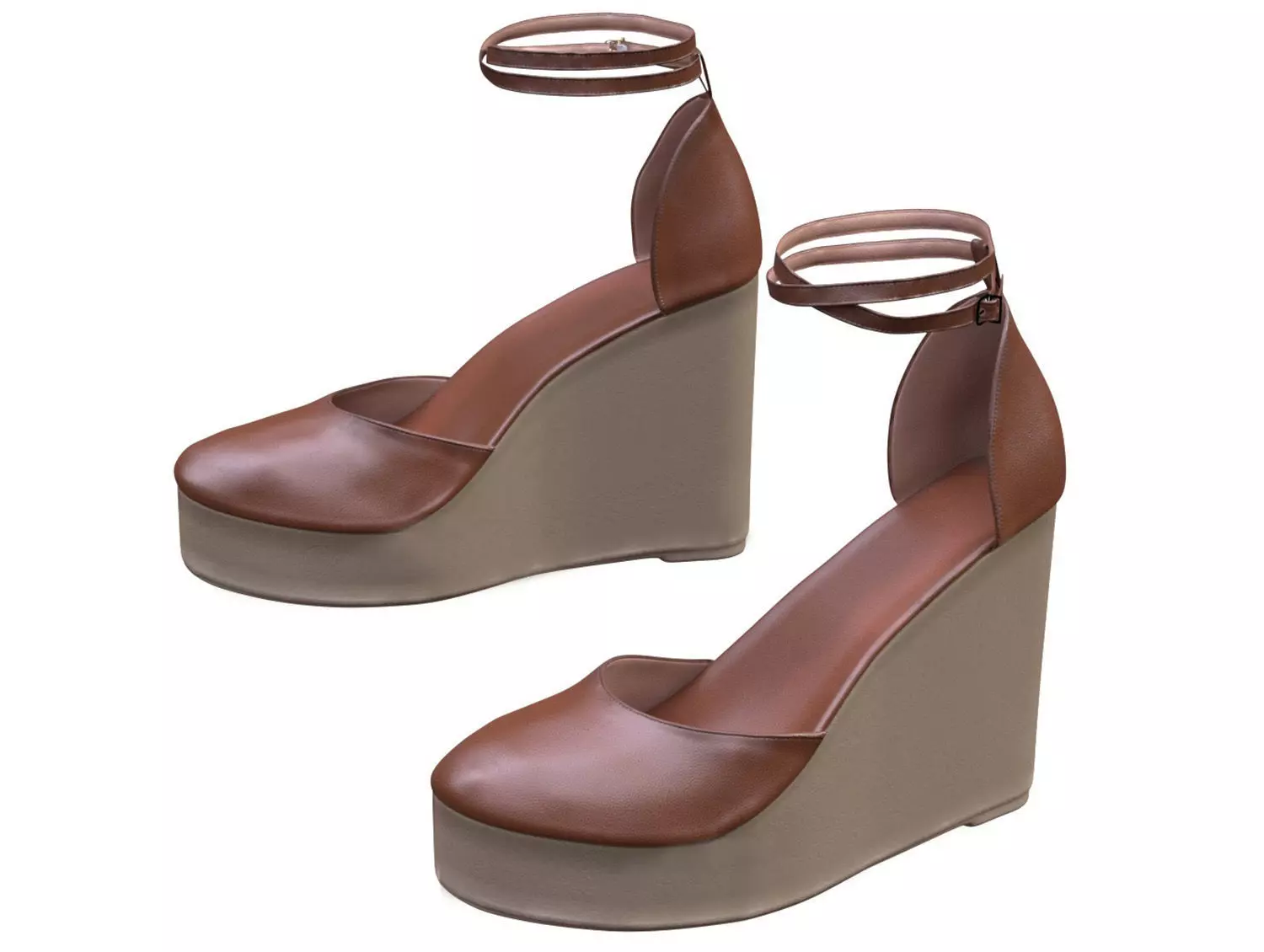 Shoes Low-poly 3D model_0