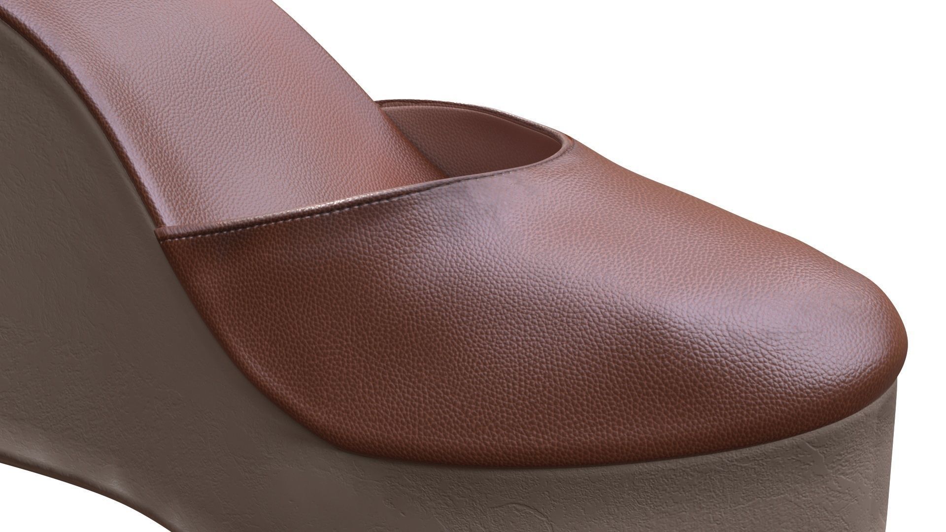 Shoes Low-poly 3D model_6