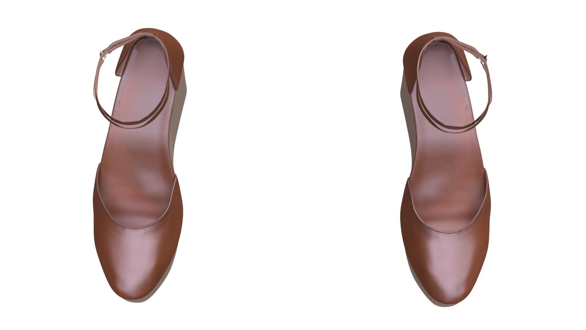 Shoes Low-poly 3D model_3