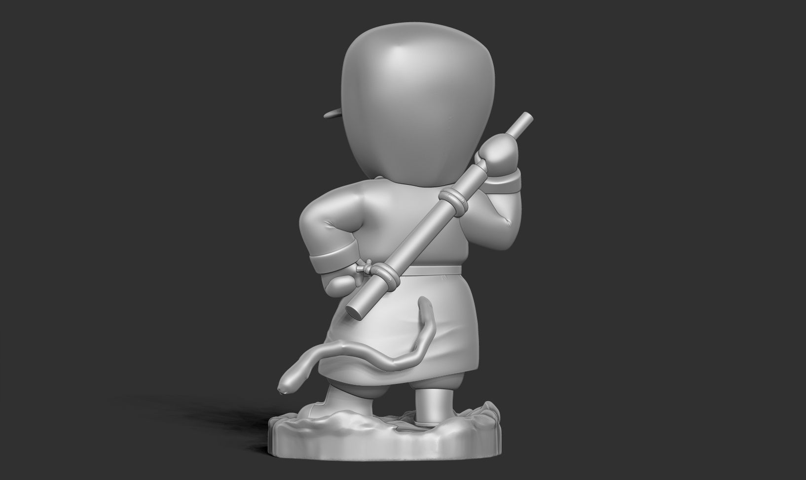 Kid Goku in Winter Outfit 3D print model_8