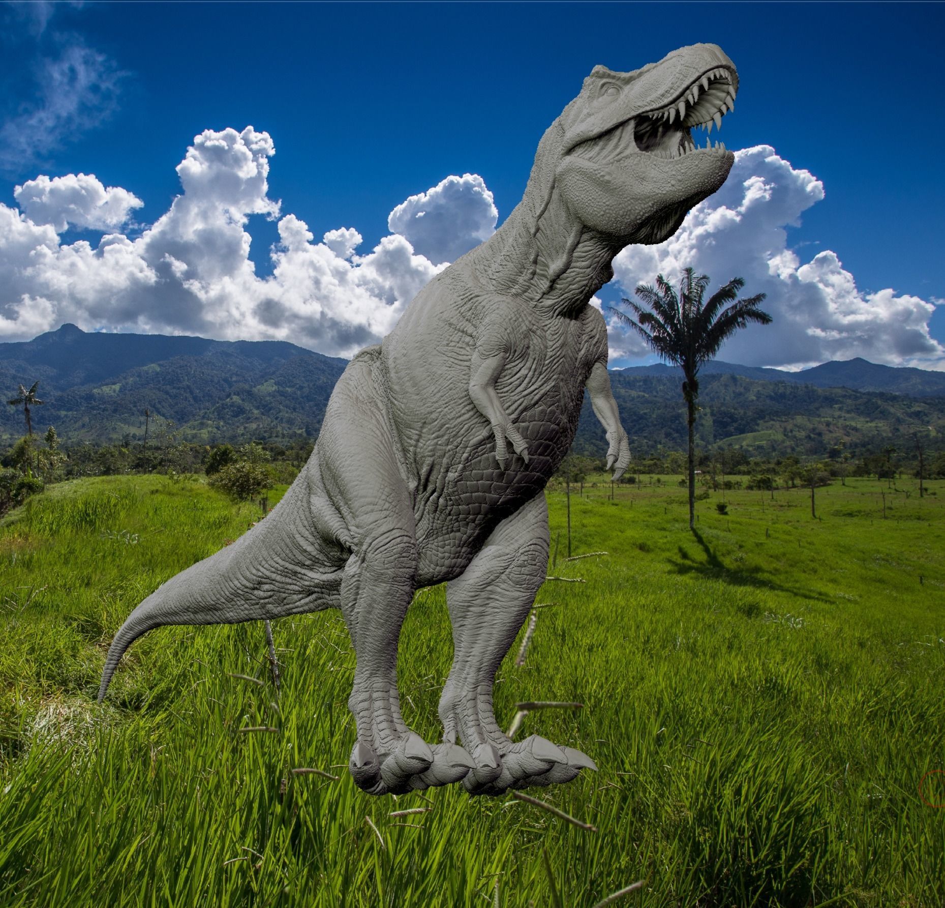 TREX ATC Paleo Art 3D model_6