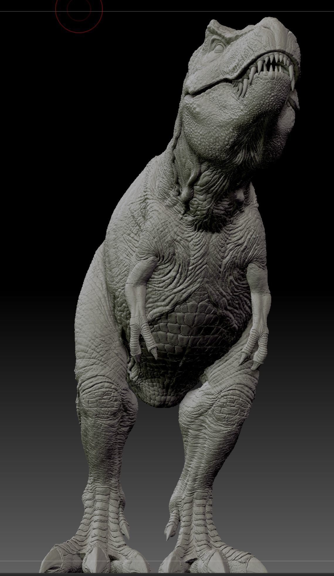 TREX ATC Paleo Art 3D model_7