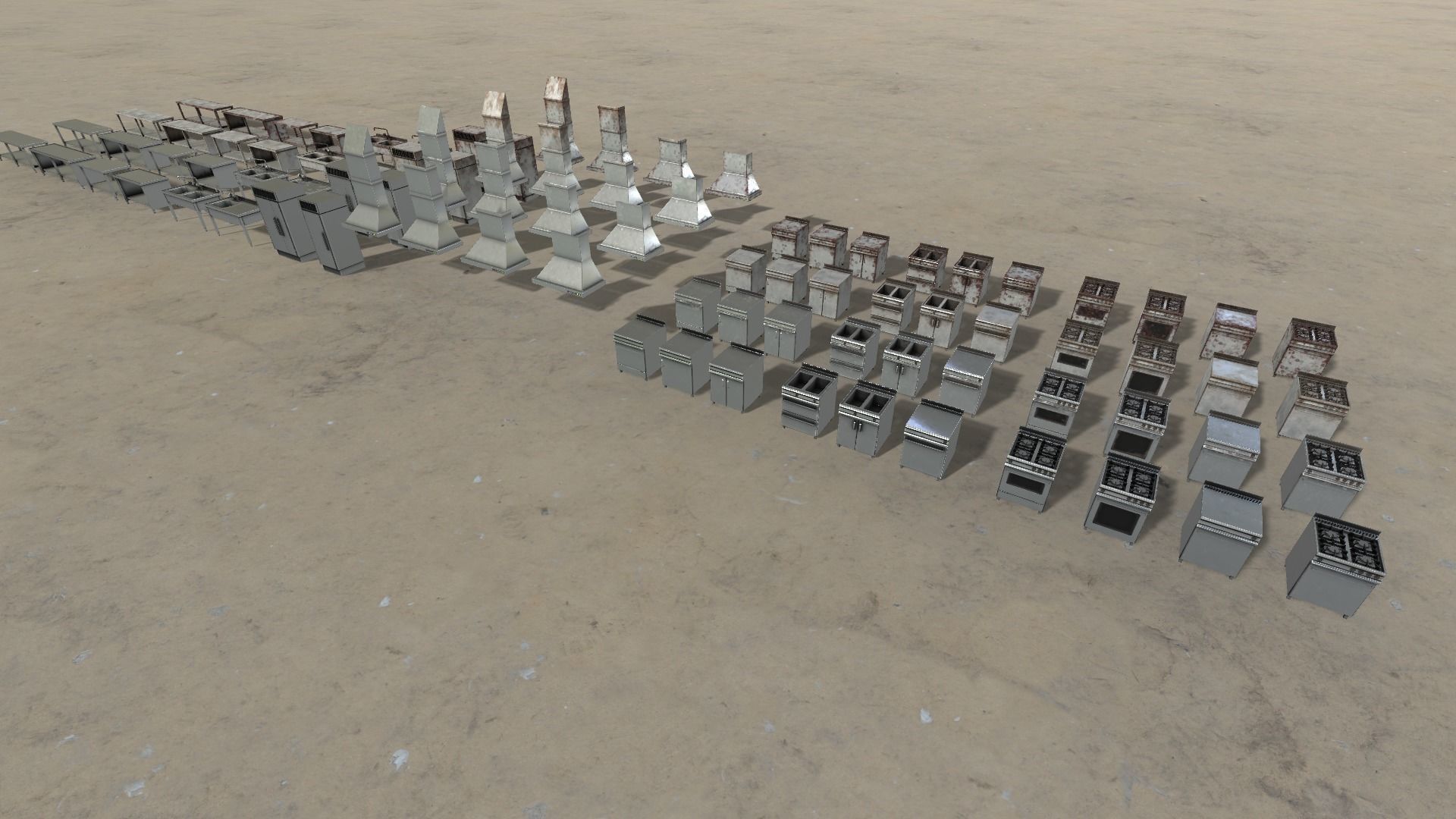 Gastronomic Kitchen Props Collection HQ - PBR Low-poly 3D model_18