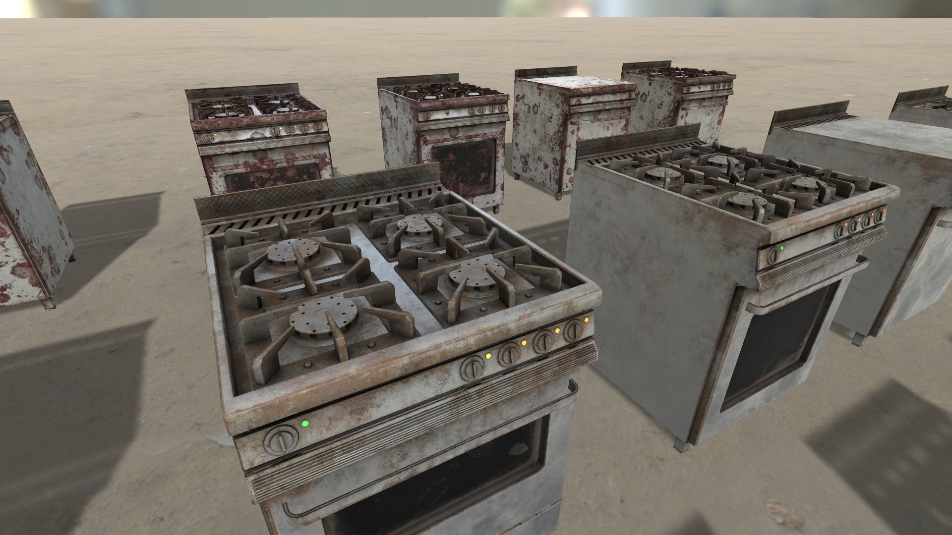 Gastronomic Kitchen Props Collection HQ - PBR Low-poly 3D model_16