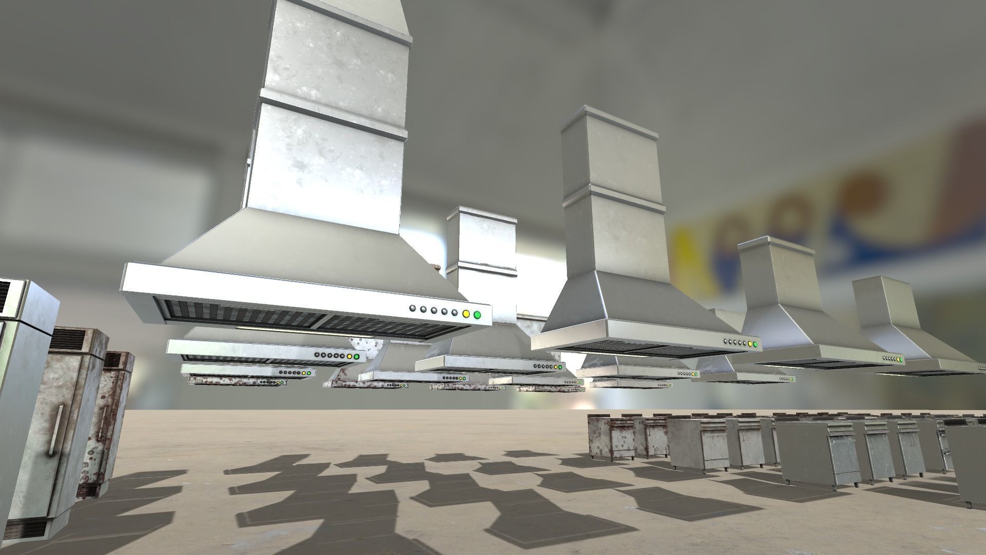 Gastronomic Kitchen Props Collection HQ - PBR Low-poly 3D model_8