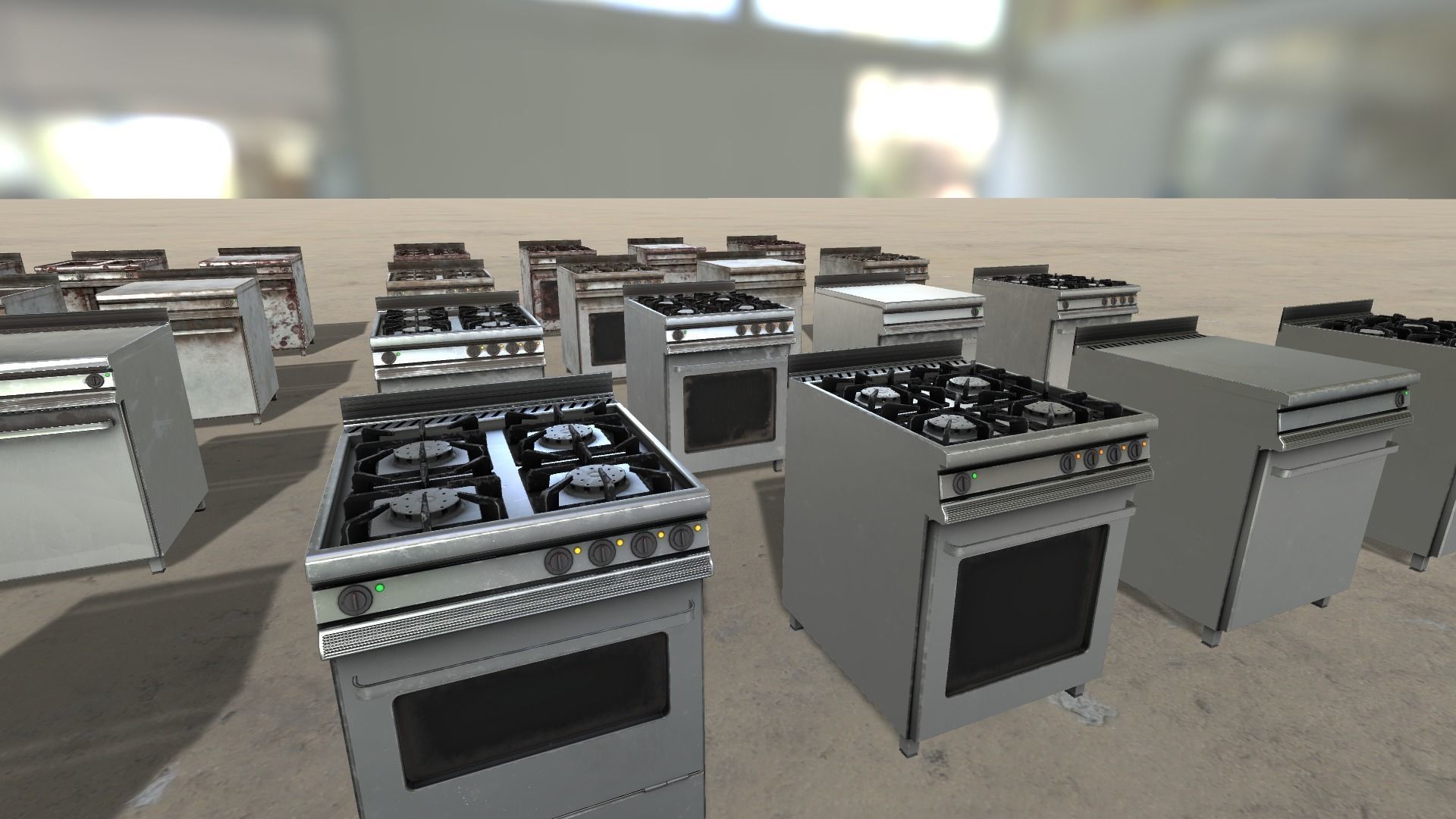 Gastronomic Kitchen Props Collection HQ - PBR Low-poly 3D model_15