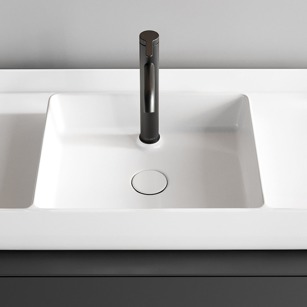 Duravit Bento Stark Vanity Unit Set 1 3D model_1