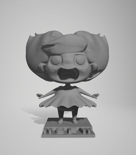 Hestia chibi Destripando la Historia Ripping History 3D print model_3