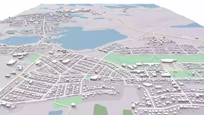 Cityscape Flin Flon  Canada