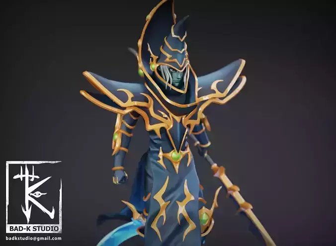 DARK PALADIN YUGIOH 3D PRINTING MODEL 3D print model