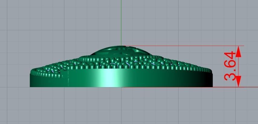 bismillah pendant 3D print model_10