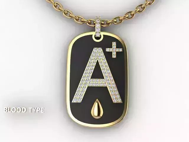 pendant type blood 3D print model