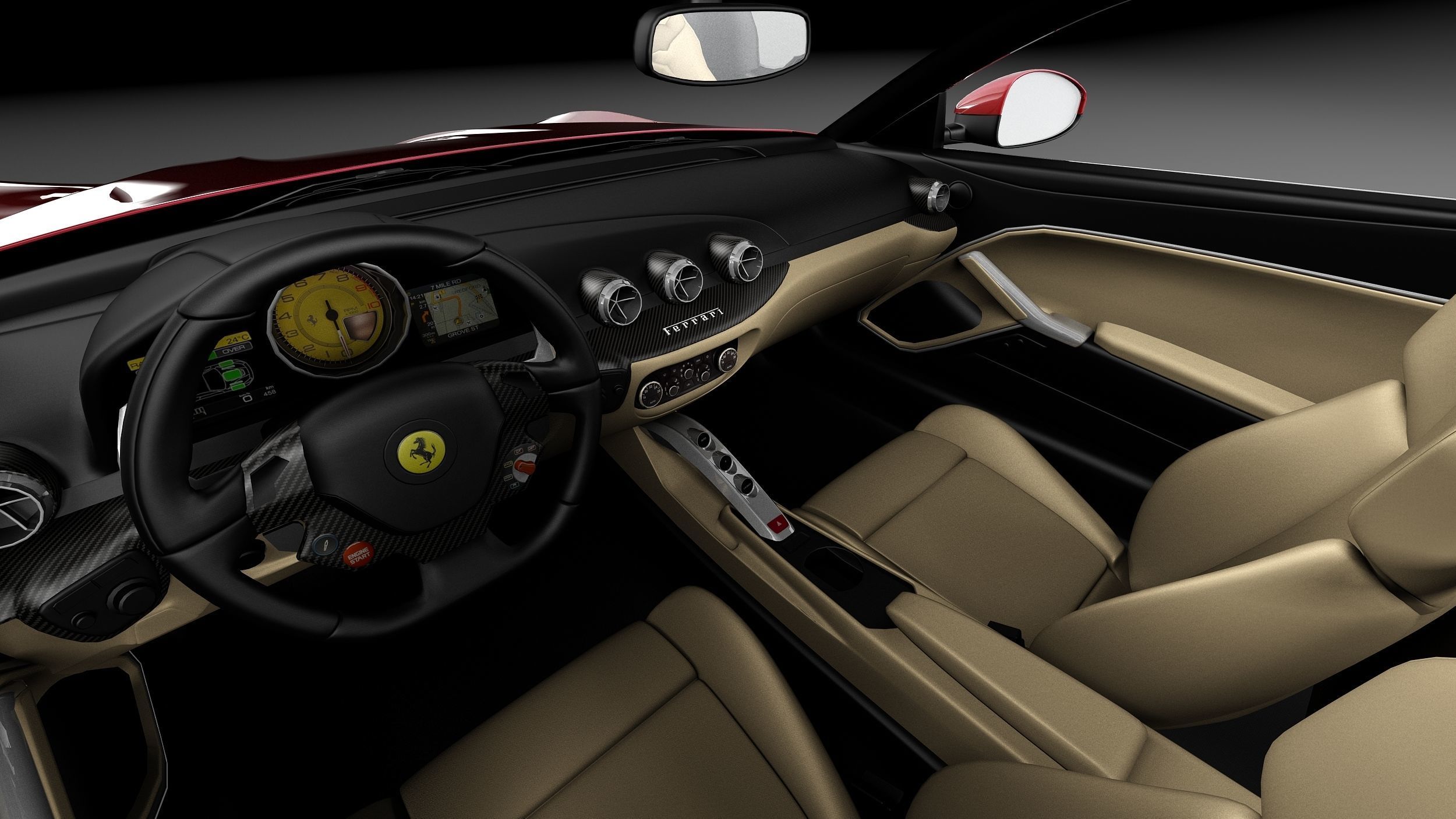 Ferrari F12 Berlinetta 2013 3D model_16
