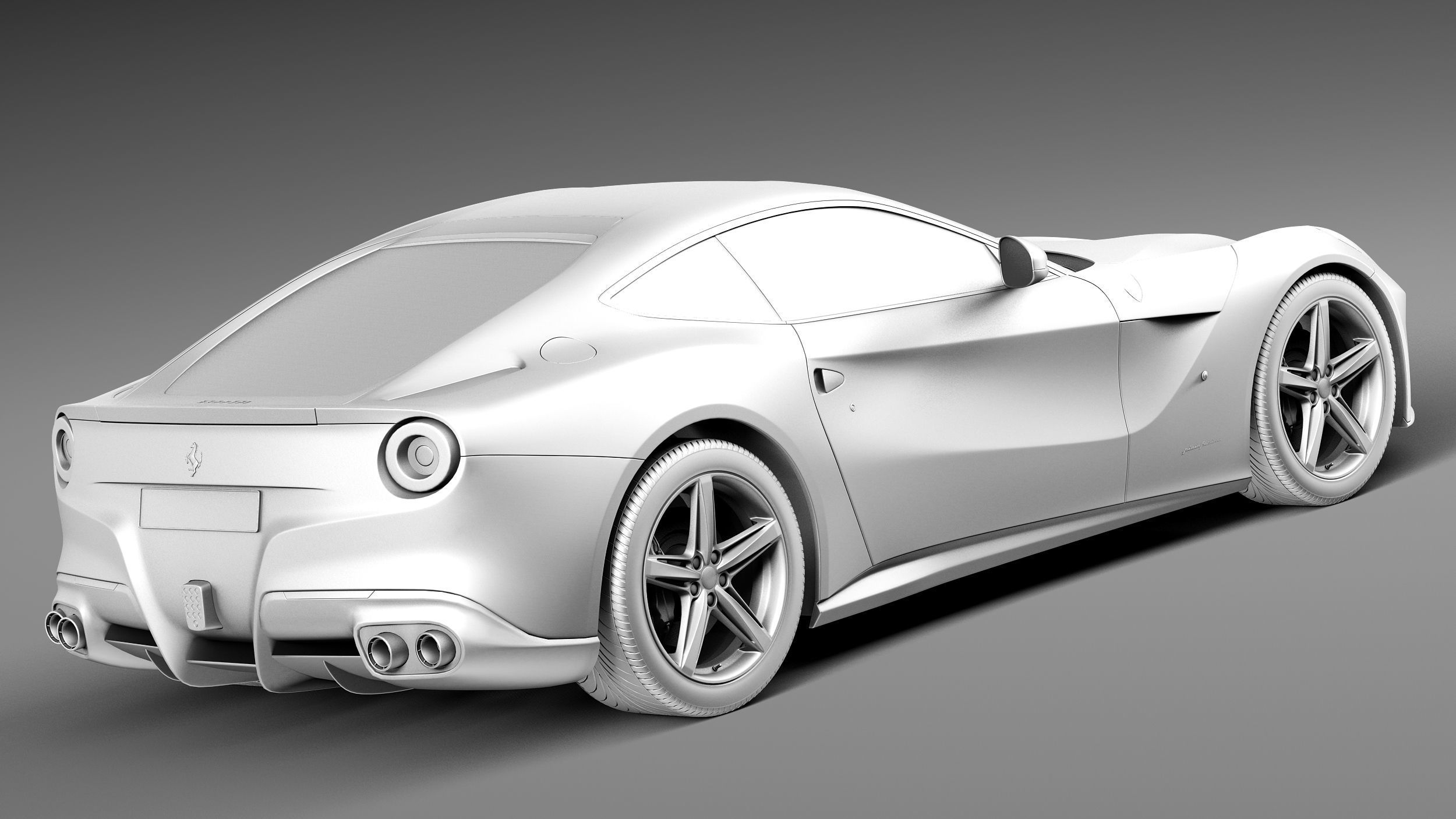 Ferrari F12 Berlinetta 2013 3D model_12