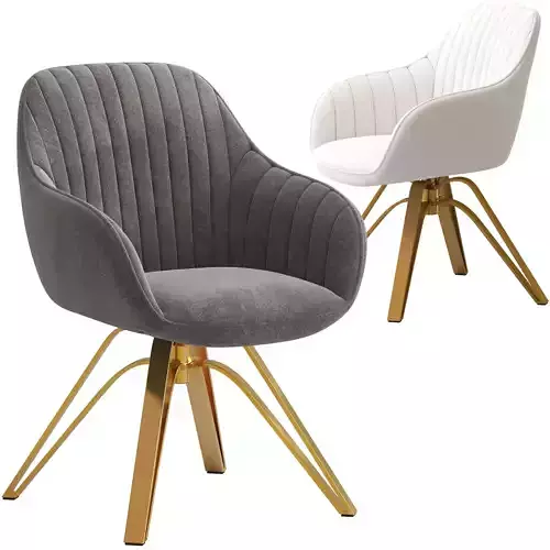 Art Leon Mid Century Modern Swivel Accent Chair