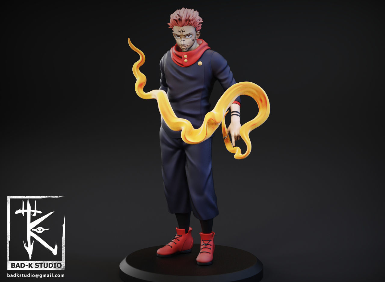 Itadori Yuji - Sukuna Jujutsu Kaisen 3D print model_3