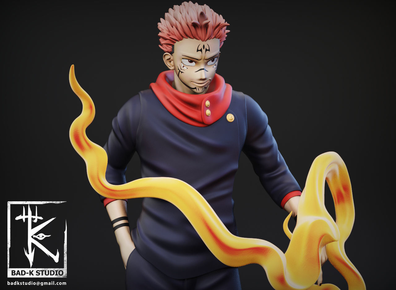 Itadori Yuji - Sukuna Jujutsu Kaisen 3D print model_6