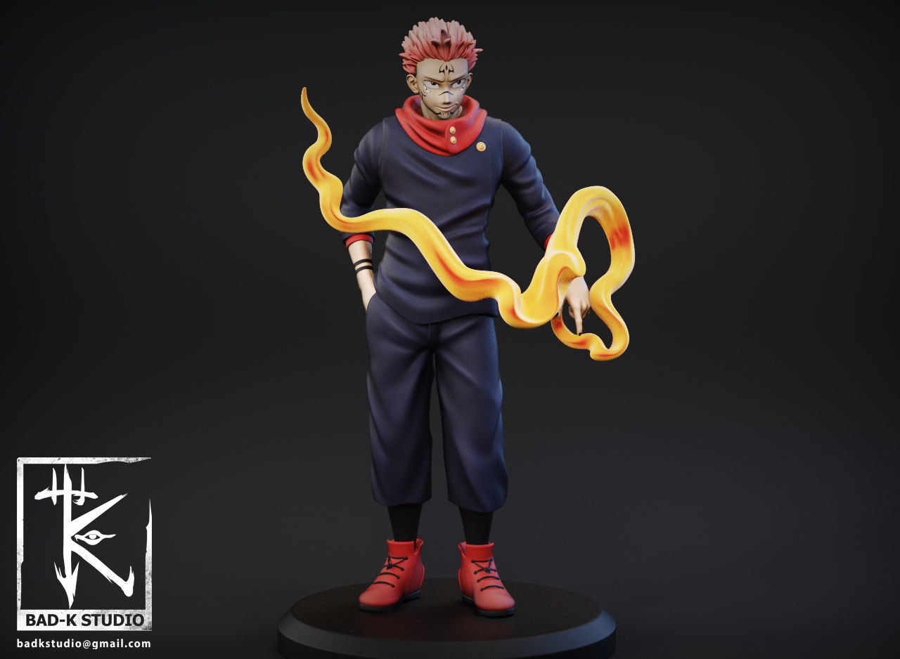 Itadori Yuji - Sukuna Jujutsu Kaisen 3D print model_5