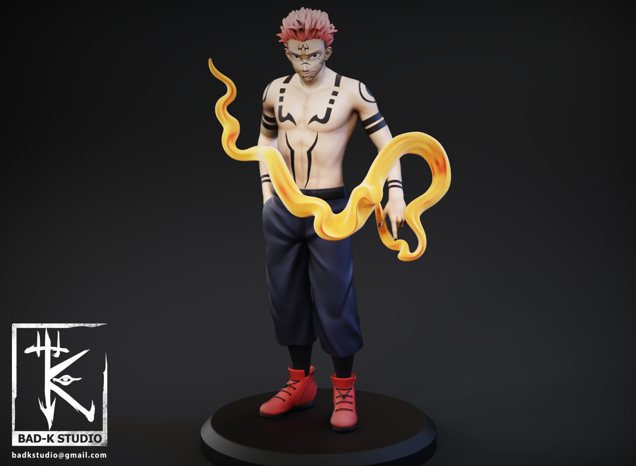 Itadori Yuji - Sukuna Jujutsu Kaisen 3D print model_10