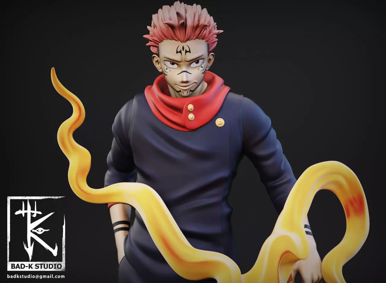 Itadori Yuji - Sukuna Jujutsu Kaisen 3D print model_0
