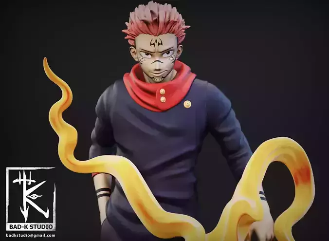 Itadori Yuji - Sukuna Jujutsu Kaisen 3D print model