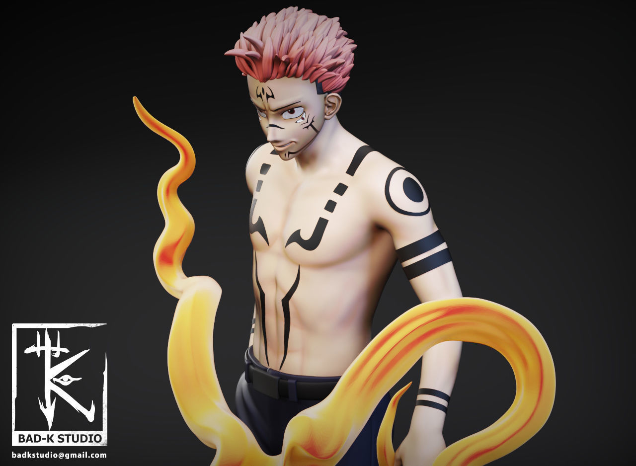 Itadori Yuji - Sukuna Jujutsu Kaisen 3D print model_13