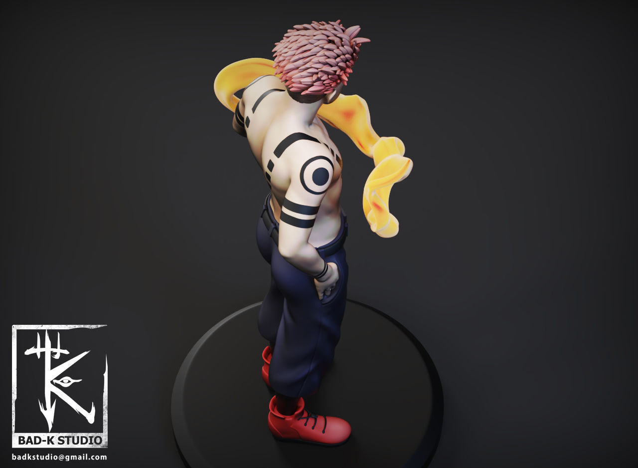 Itadori Yuji - Sukuna Jujutsu Kaisen 3D print model_17