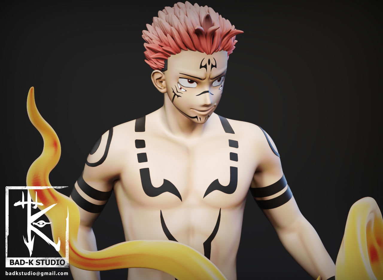 Itadori Yuji - Sukuna Jujutsu Kaisen 3D print model_18