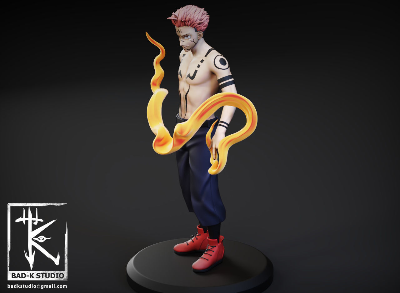 Itadori Yuji - Sukuna Jujutsu Kaisen 3D print model_12