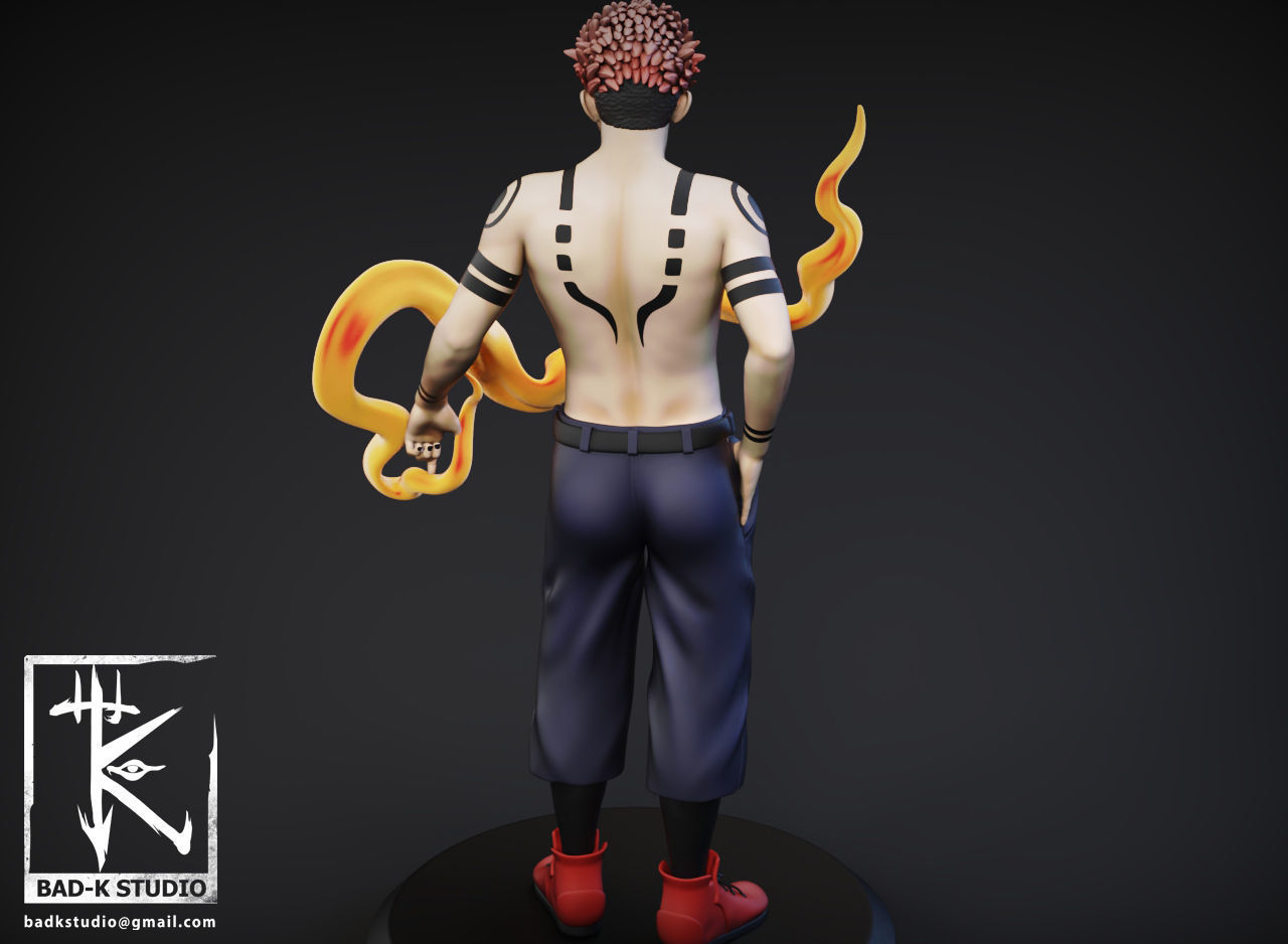 Itadori Yuji - Sukuna Jujutsu Kaisen 3D print model_16
