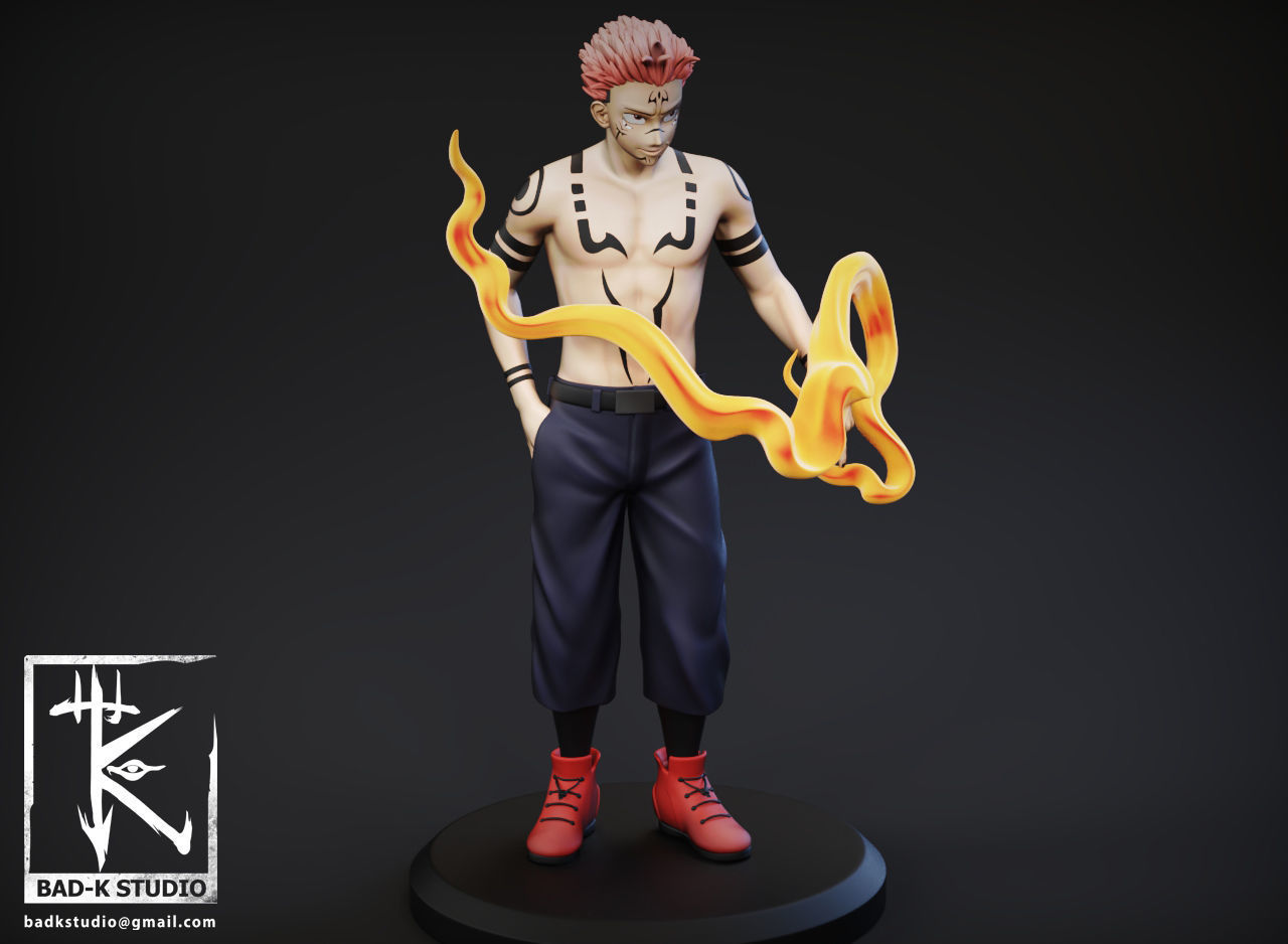 Itadori Yuji - Sukuna Jujutsu Kaisen 3D print model_11