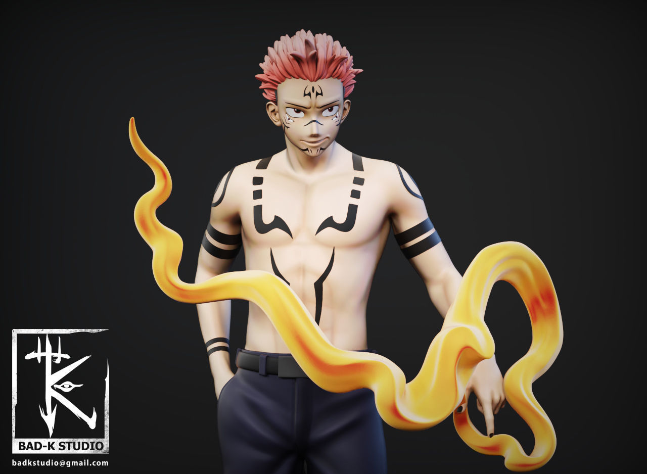 Itadori Yuji - Sukuna Jujutsu Kaisen 3D print model_15