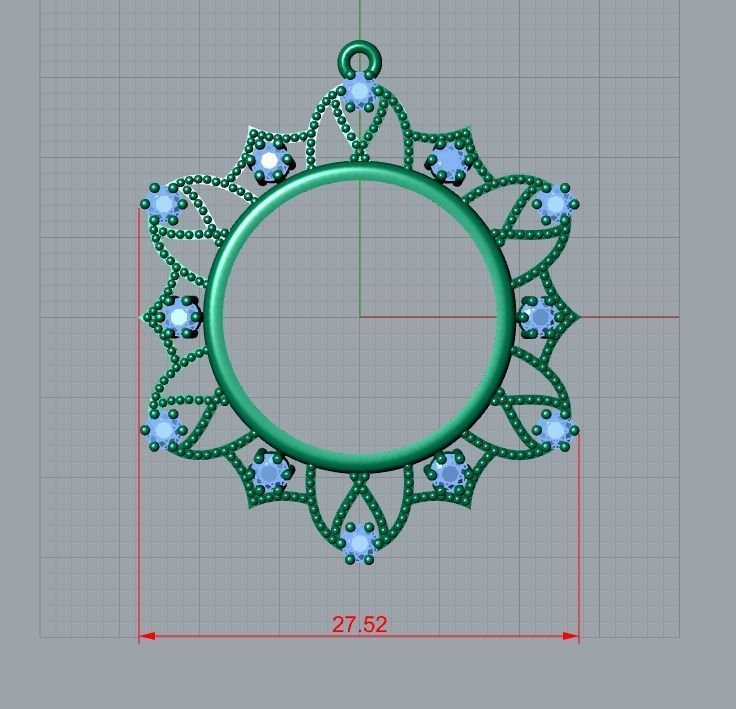 frame jewelry 3D print model_7