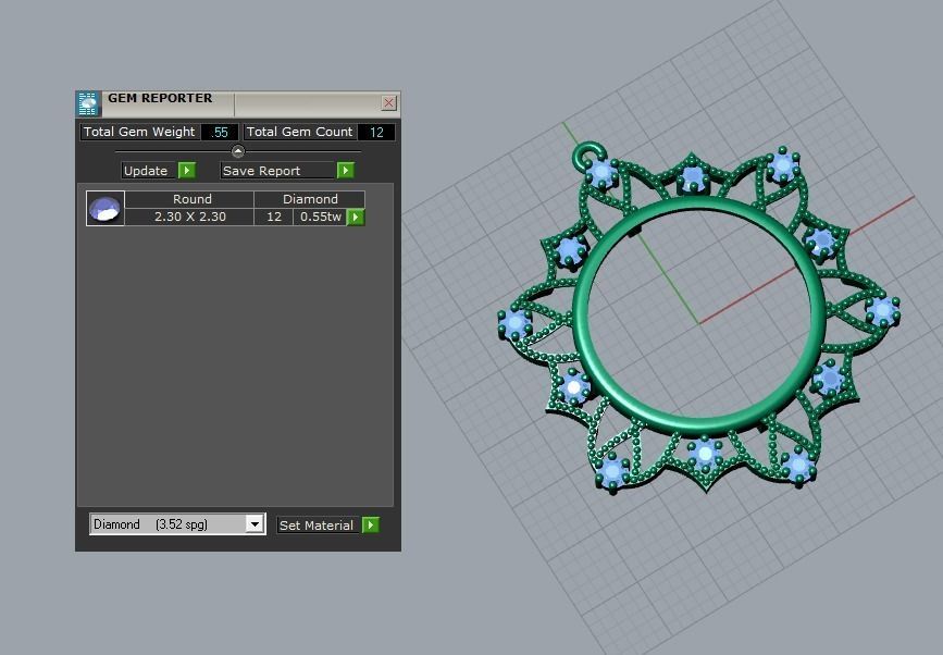 frame jewelry 3D print model_5