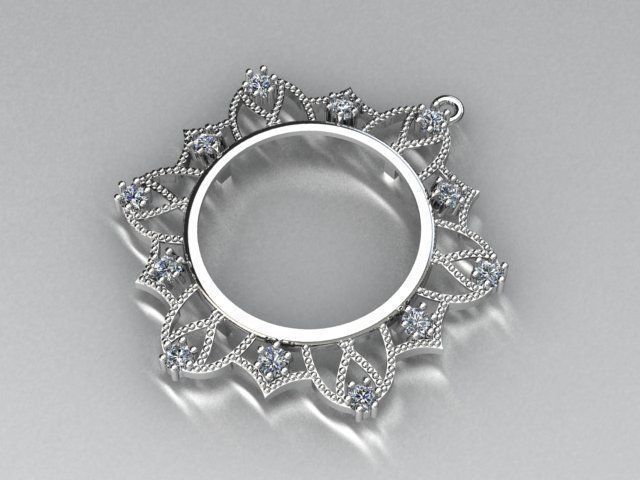 frame jewelry 3D print model_2