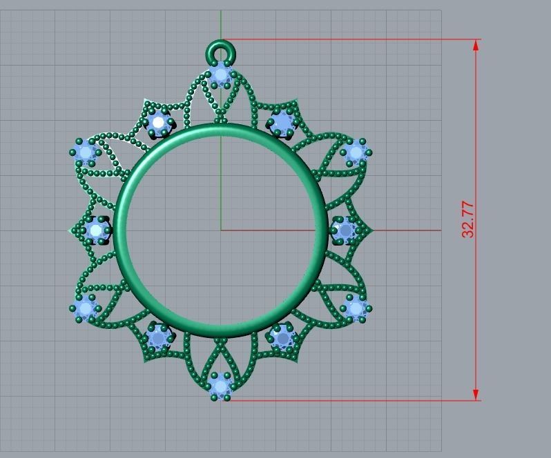 frame jewelry 3D print model_6