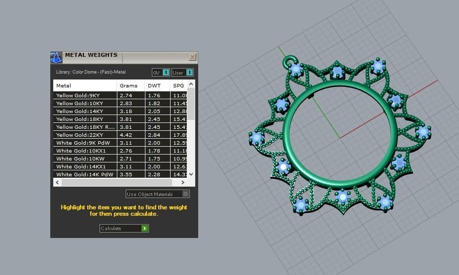 frame jewelry 3D print model_4