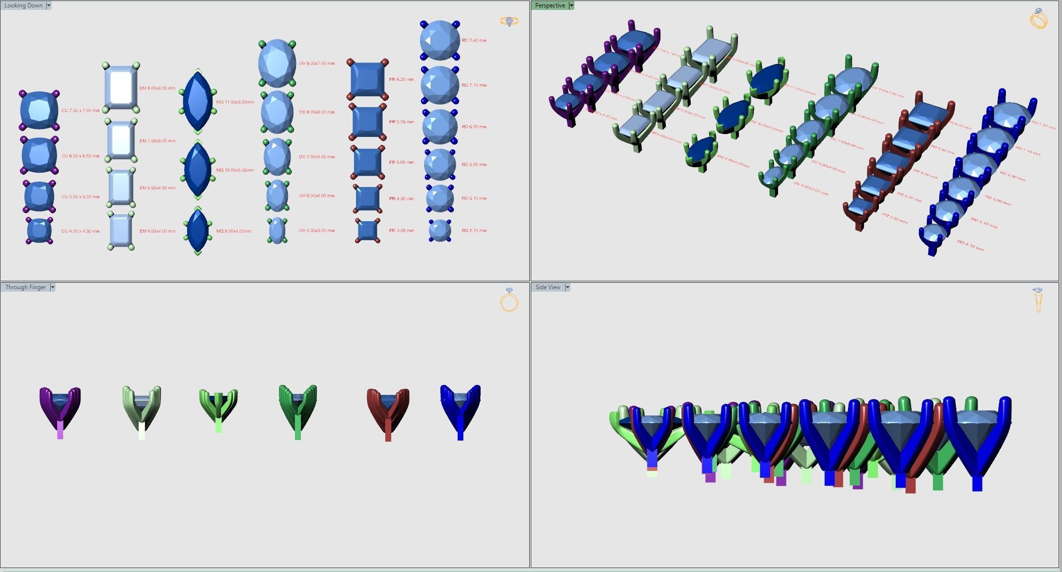 Classic Engagement rings cg-0001 3D print model_1