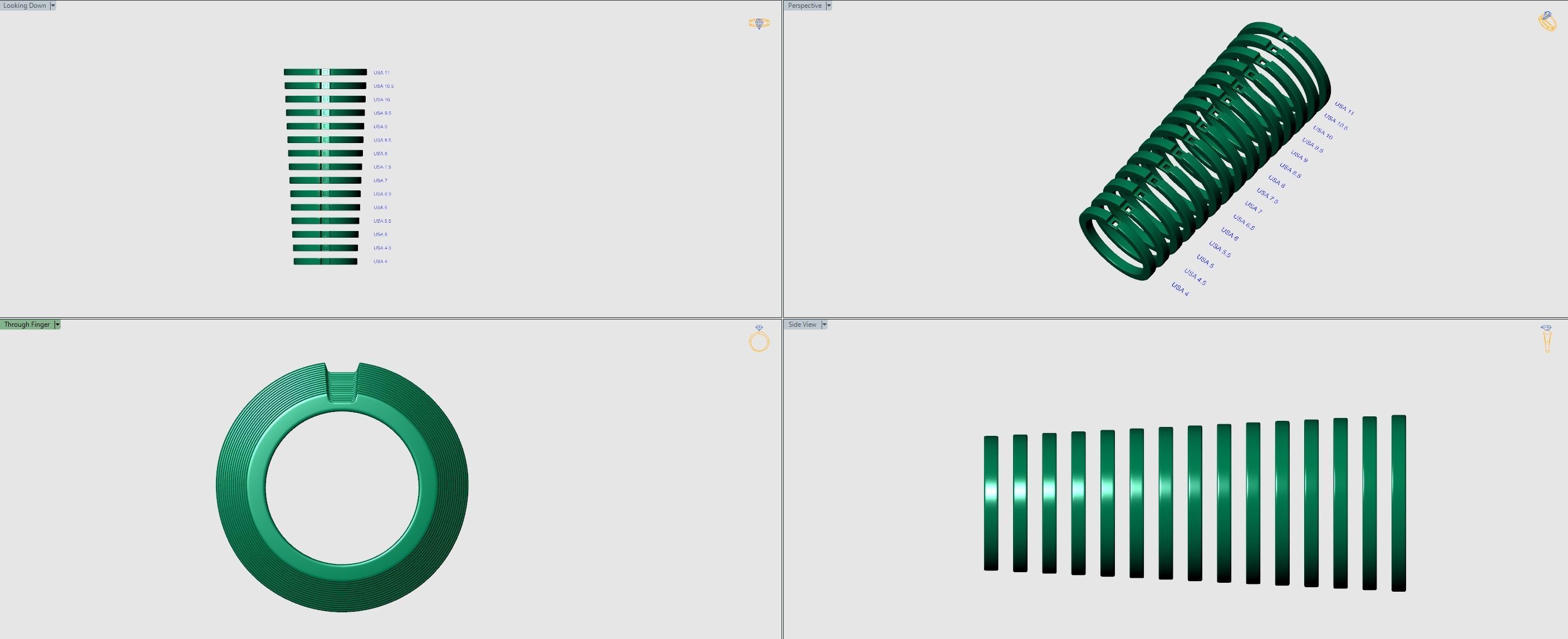 Classic Engagement rings cg-0001 3D print model_13