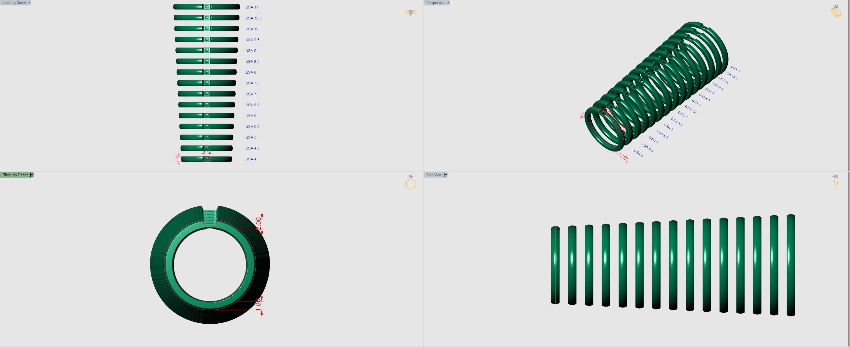 Classic Engagement rings cg-0001 3D print model_10