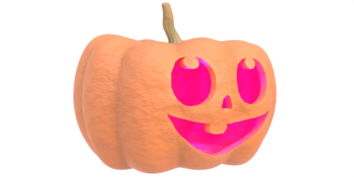 Pumpkin 10 3D model_2