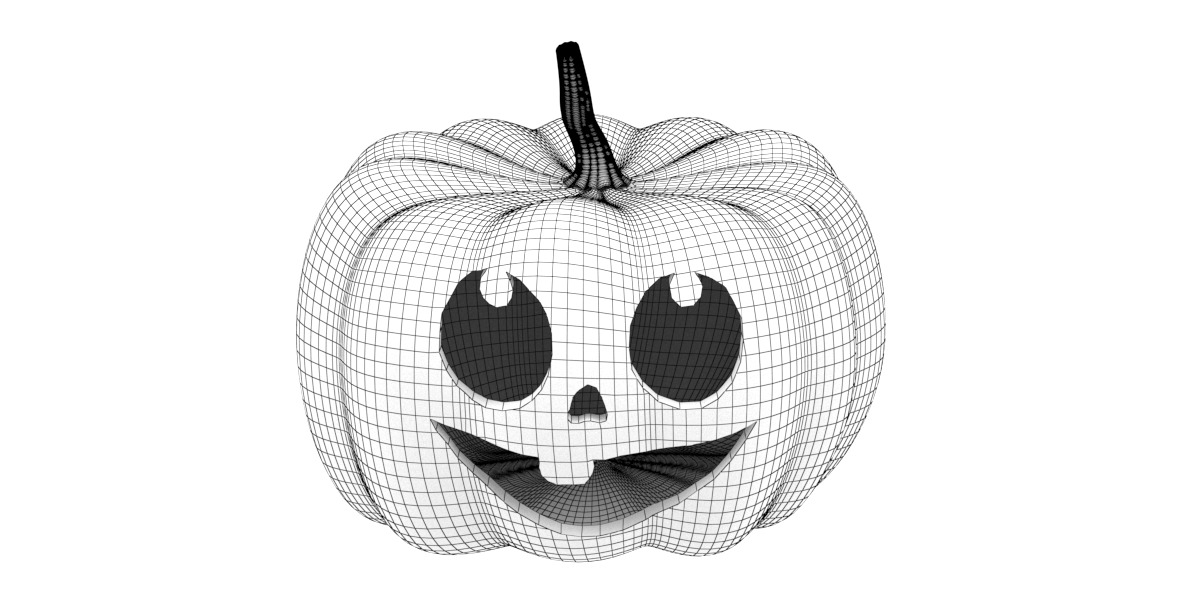 Pumpkin 10 3D model_5