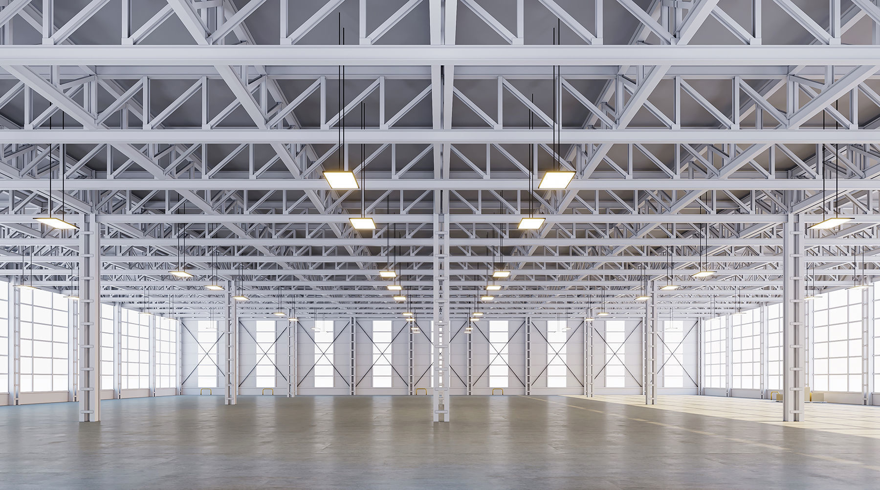 low poly warehouse 18 Low-poly 3D model_2