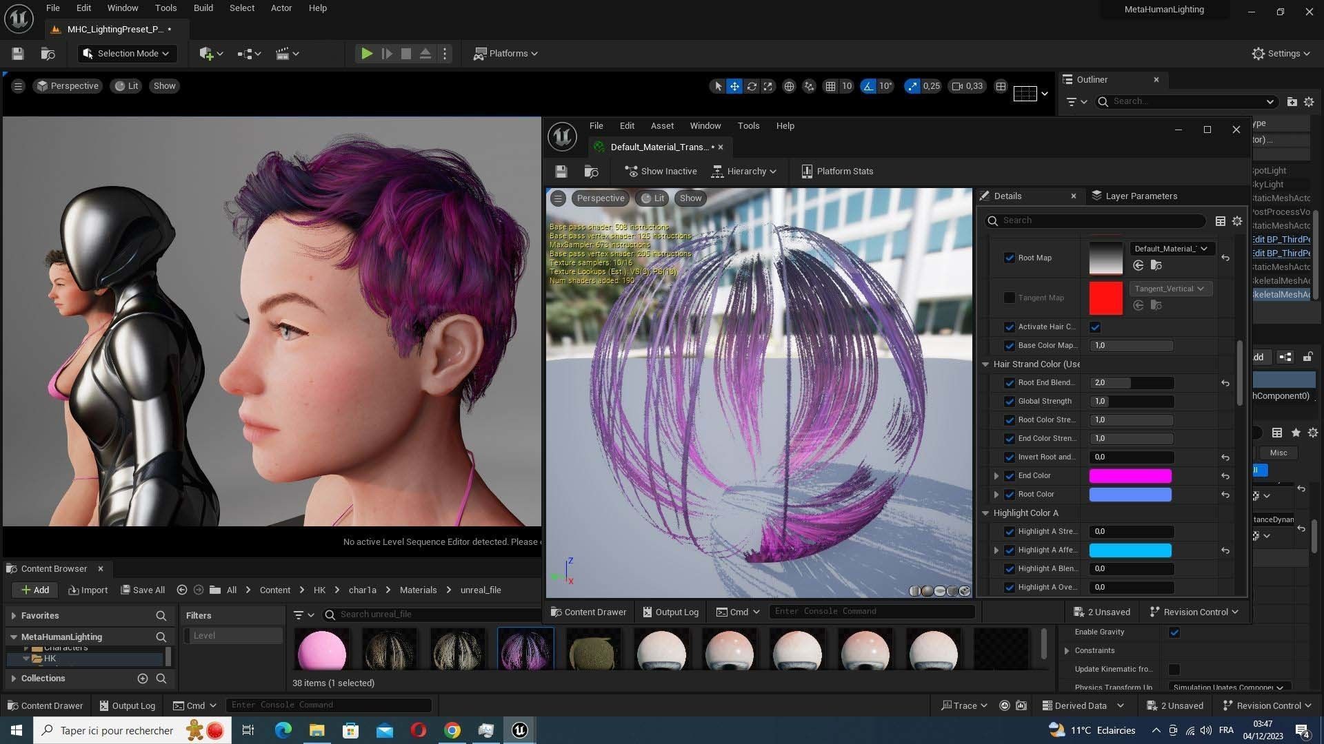 Amelia - Military Muse Command In Style Low-poly 3D model_55