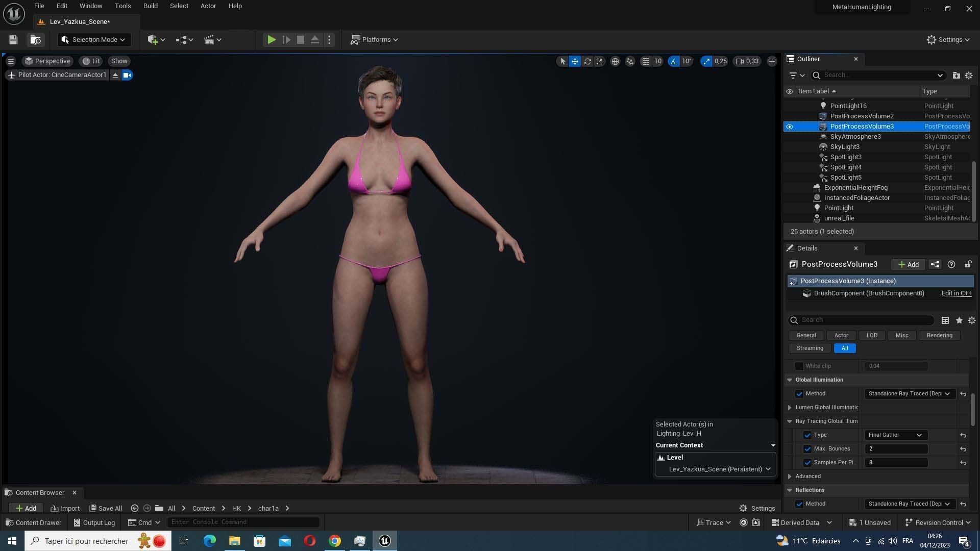 Amelia - Military Muse Command In Style Low-poly 3D model_52