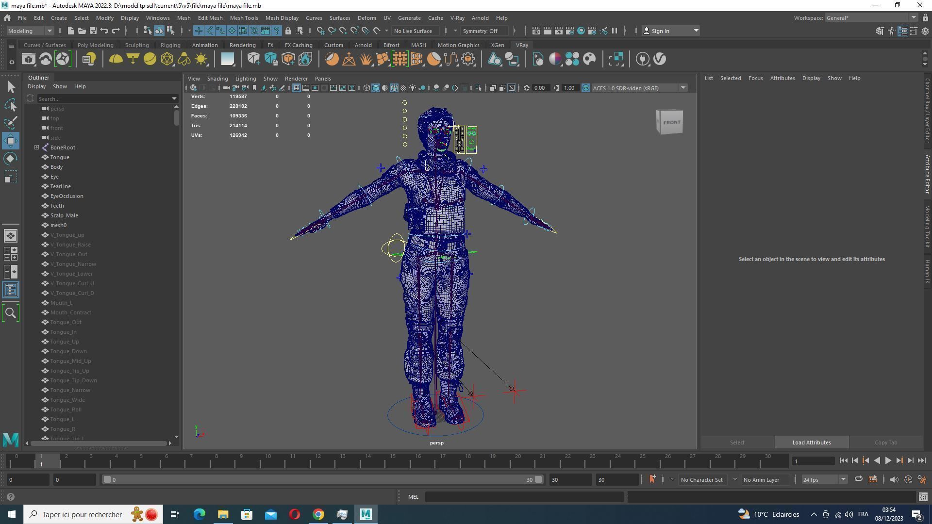 Amelia - Military Muse Command In Style Low-poly 3D model_31