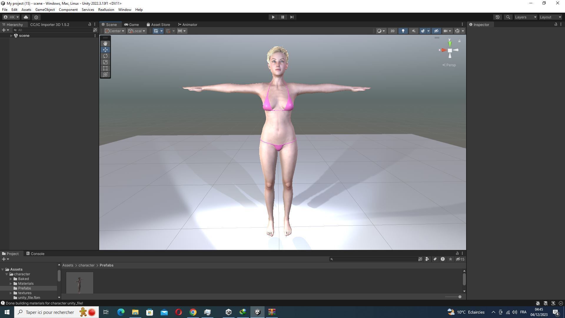 Amelia - Military Muse Command In Style Low-poly 3D model_59