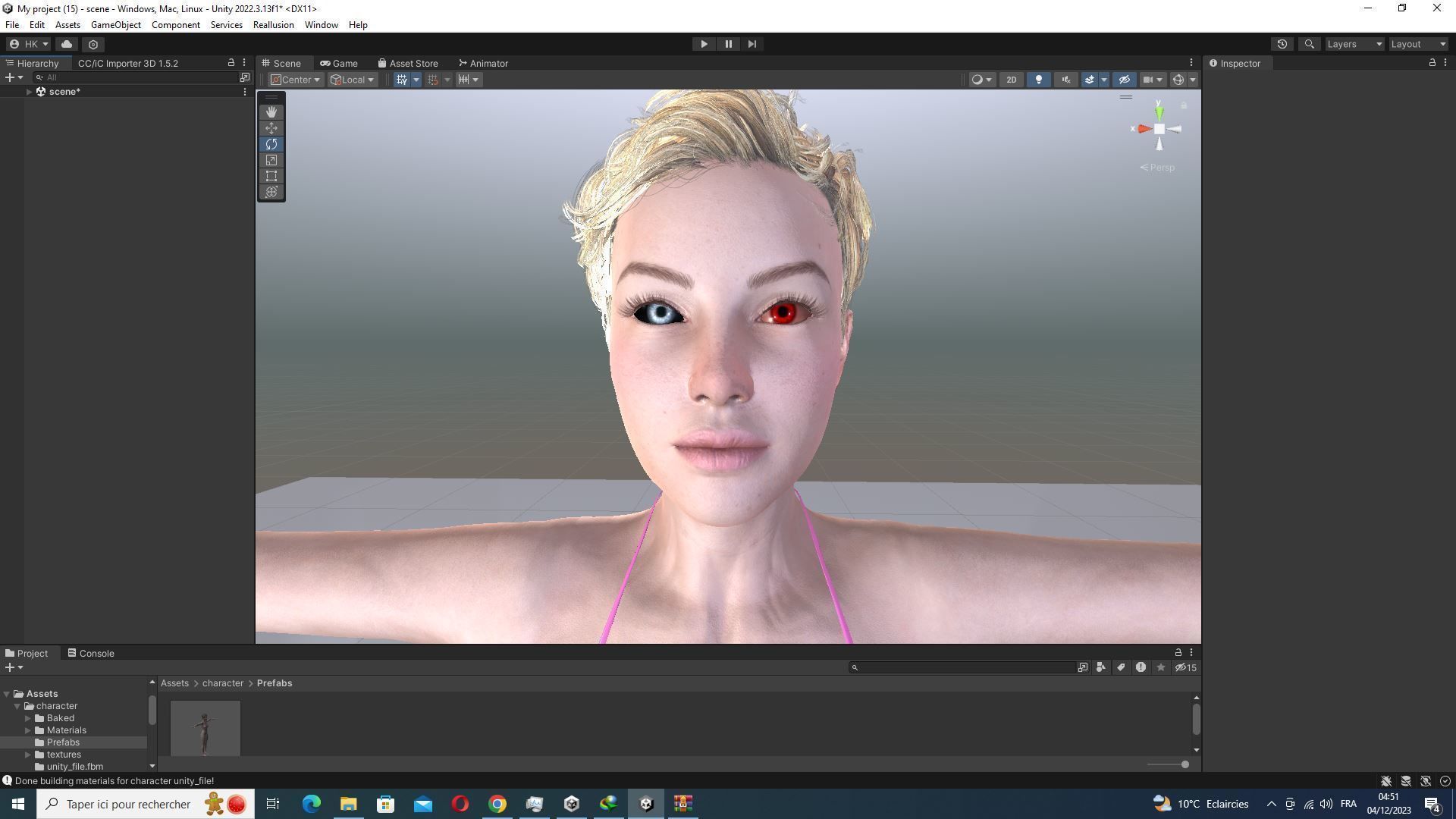 Amelia - Military Muse Command In Style Low-poly 3D model_57